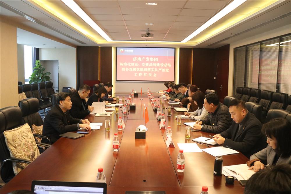 集團黨委召開(kāi)黨組織標準化建設、 黨建品牌建設活動(dòng)總結暨各直屬黨組織落實(shí)從嚴治黨工作匯報會(huì )議
