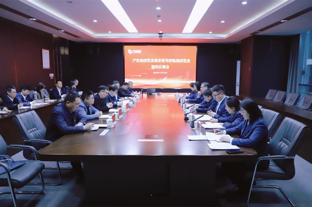 產(chǎn)發(fā)集團黨委巡查督導組向濟糧集團黨委反饋巡查督導情況